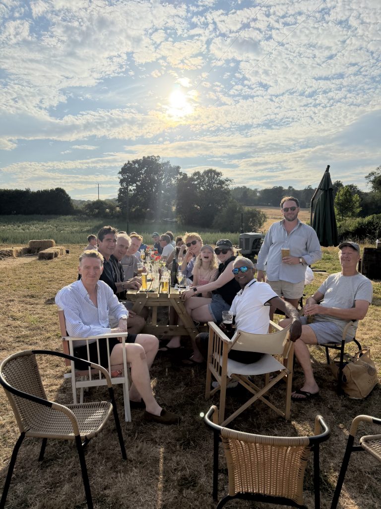IMG_6315 Post Cricket match drinks at The Wine Farm, Stonor, Henley-on-Thames - V&A Cricket Club